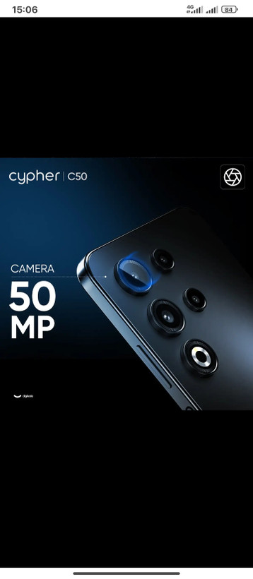 گوشی موبایل سایفر مدل C50 حافظه 128 گیگ رم 4